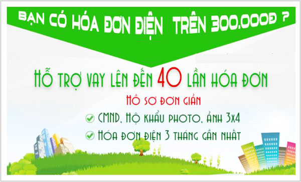Vay Theo Hóa Đơn Sinh Hoạt